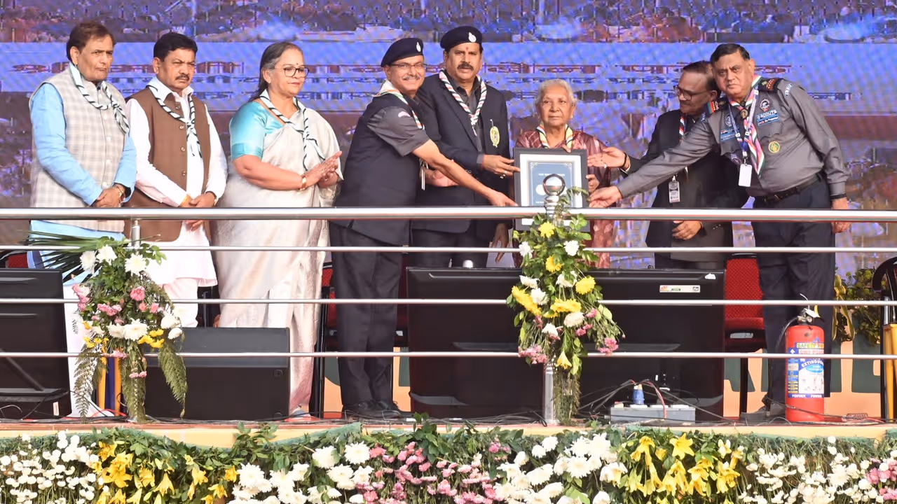 19th national jamboree lucknow inauguration governor Anandiben Patel