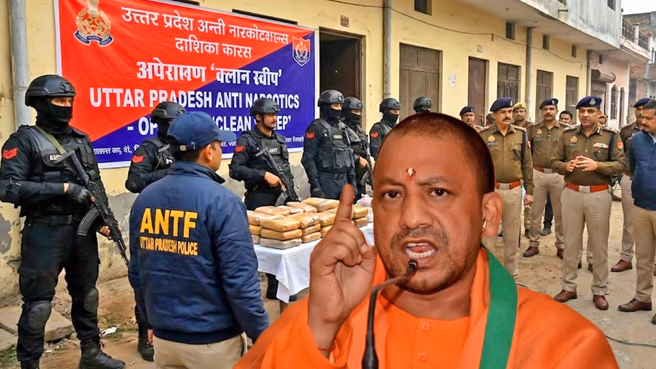 Yogi Government UP Anti Narcotics Task Force actions against drug mafia Yogi Government UP Anti Narcotics Task Force actions against drug mafia