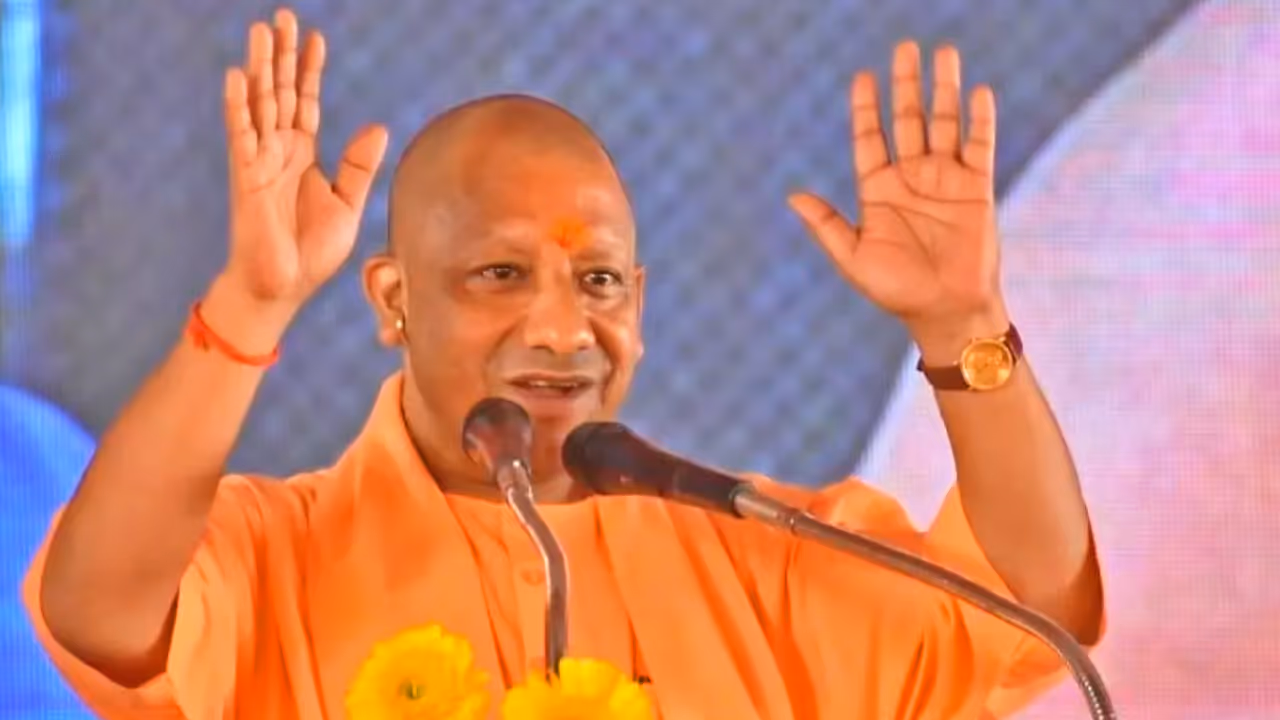 CM Yogi Adityanath Ghaziabad Noida Delhi visit jewar airport bharat mandapam