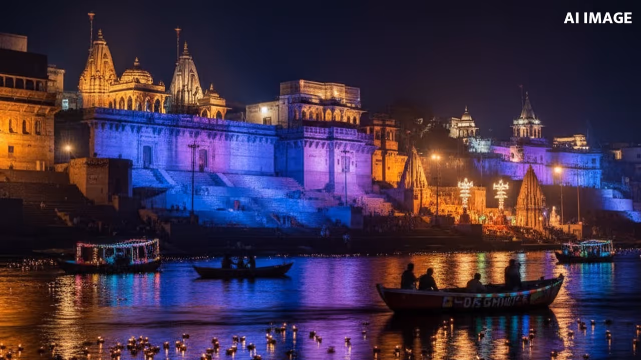 Facade Lighting installation in Varanasi