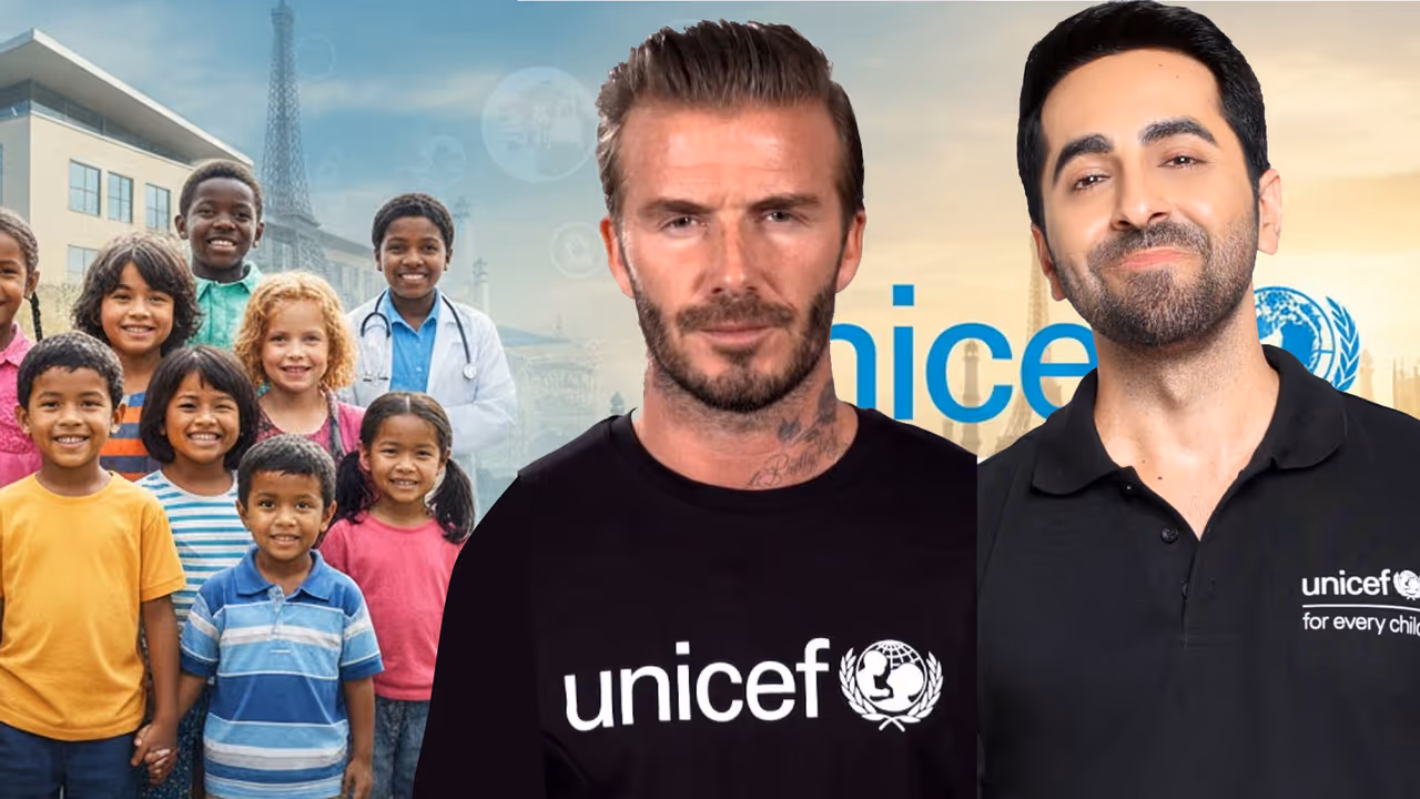 unicef goodwill ambassador david beckham india visit Ayushmann Khurrana welcome