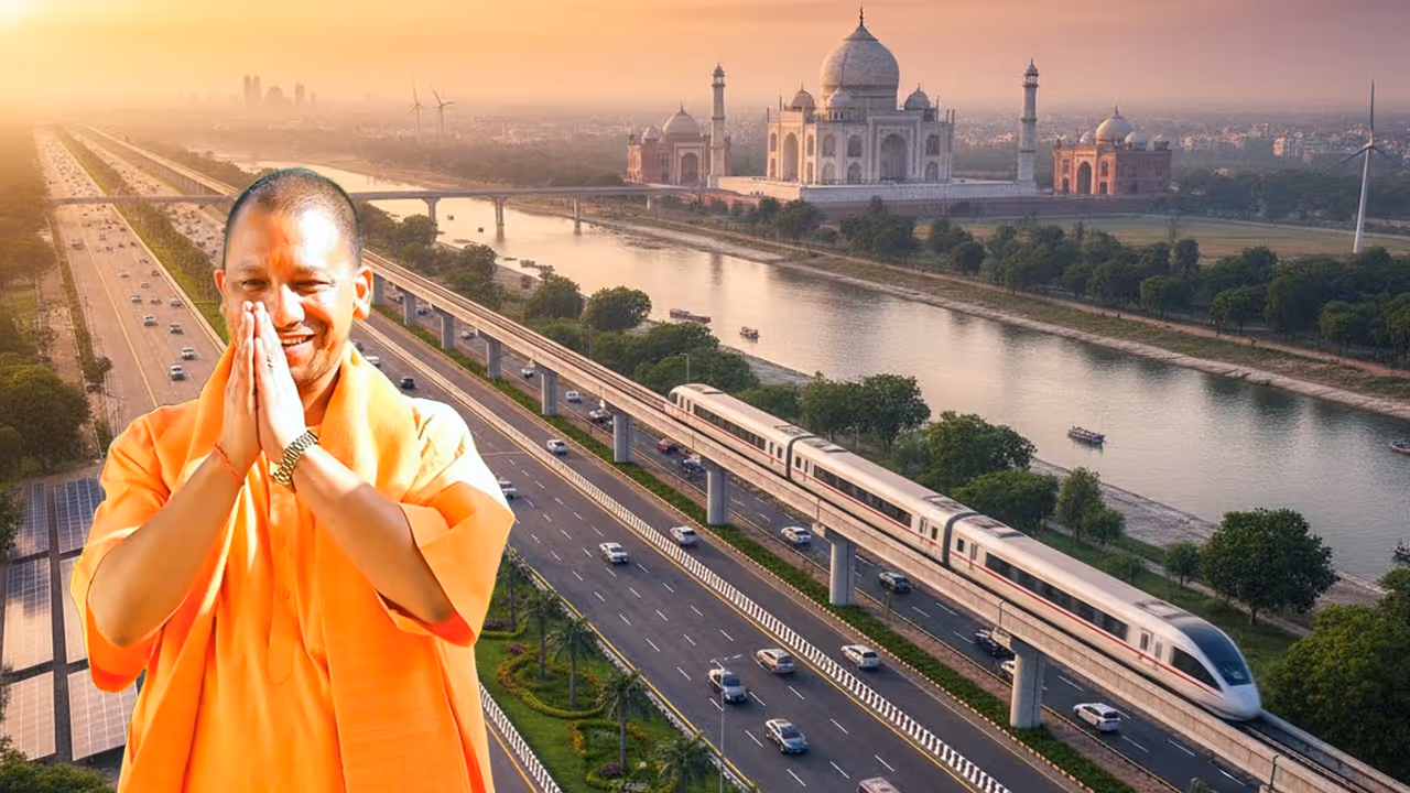 Yogi Government achievement road infrastructure growth UP largest expressway network Yogi Government achievement road infrastructure growth UP largest expressway network