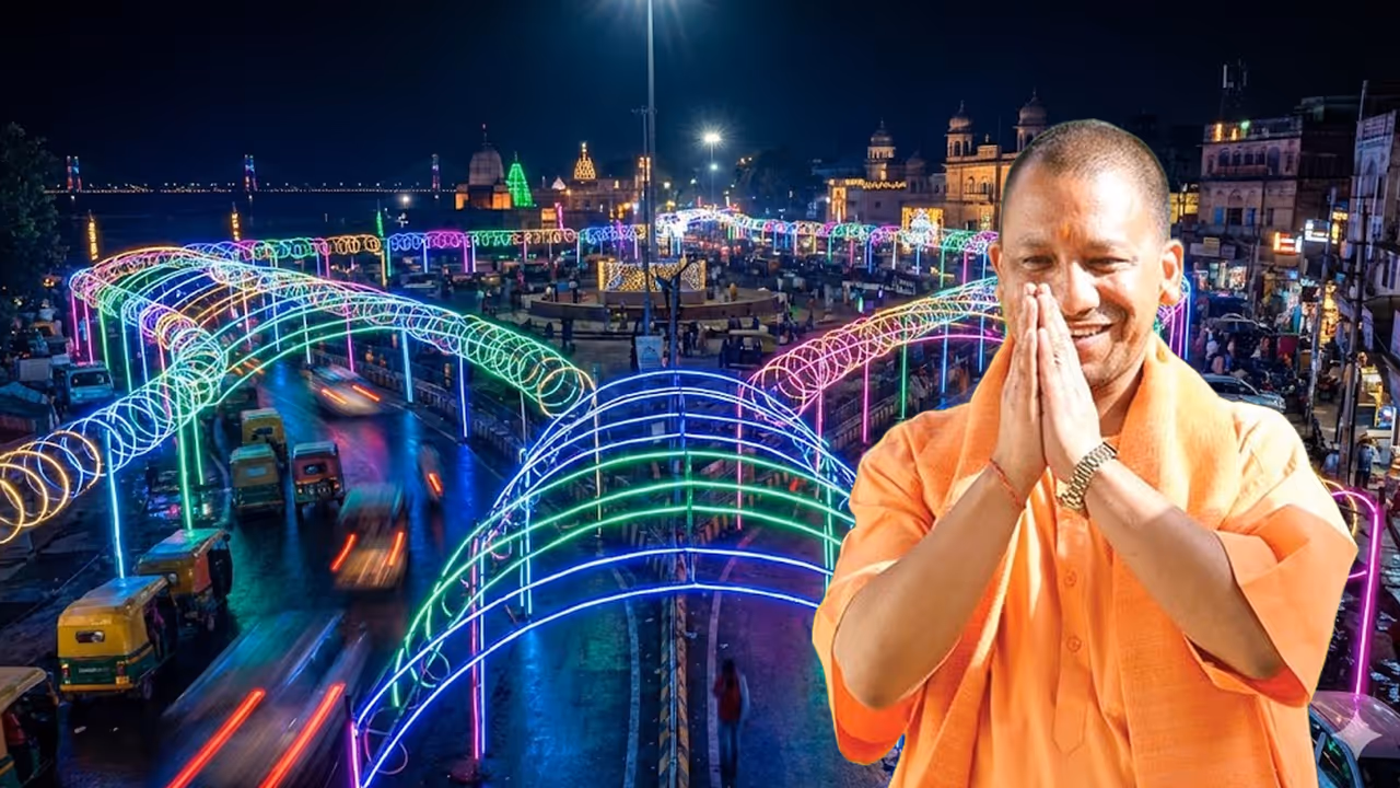 Prayagraj Magh Mela 2026 Yogi Government lighting decoration preparations Prayagraj Magh Mela 2026 Yogi Government lighting decoration preparations