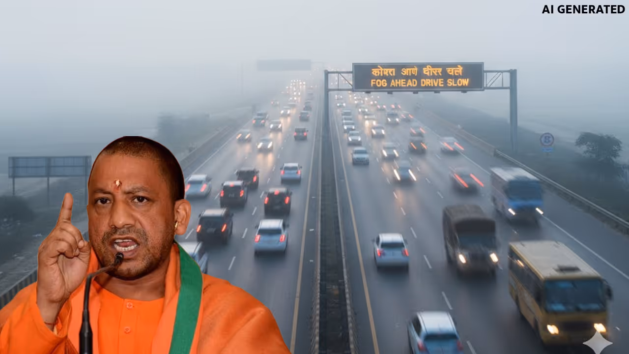 UP cold fog alert road safety guidelines CM Yogi Adityanath UP cold fog alert road safety guidelines CM Yogi Adityanath