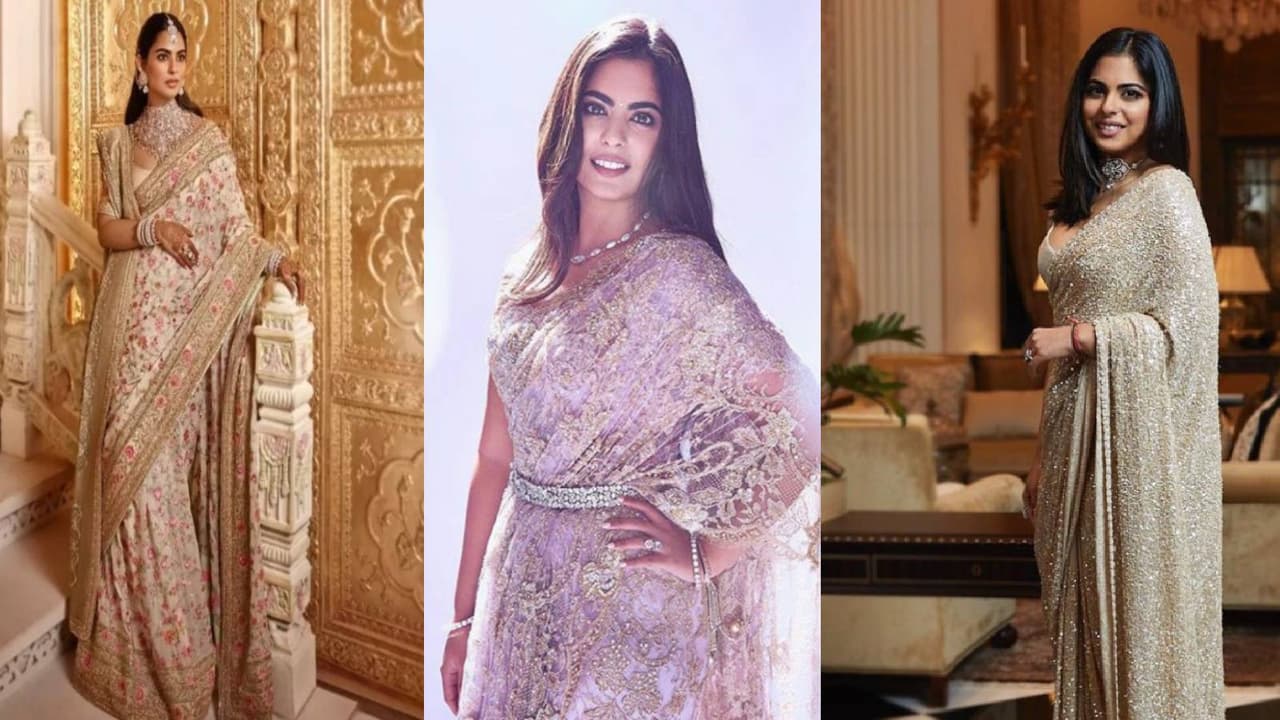 ISHA AMBANI SAREE COLLECTION ISHA AMBANI SAREE COLLECTION