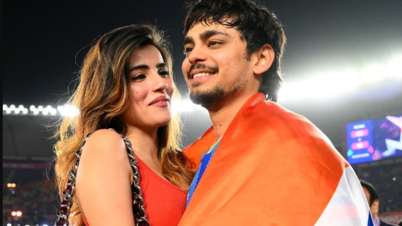 Ishan Kishan and Aditi Hundia Ishan Kishan and Aditi Hundia