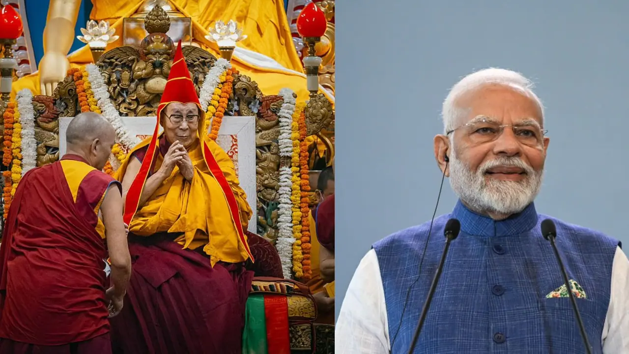Dalai Lama and PM Modi Dalai Lama and PM Modi