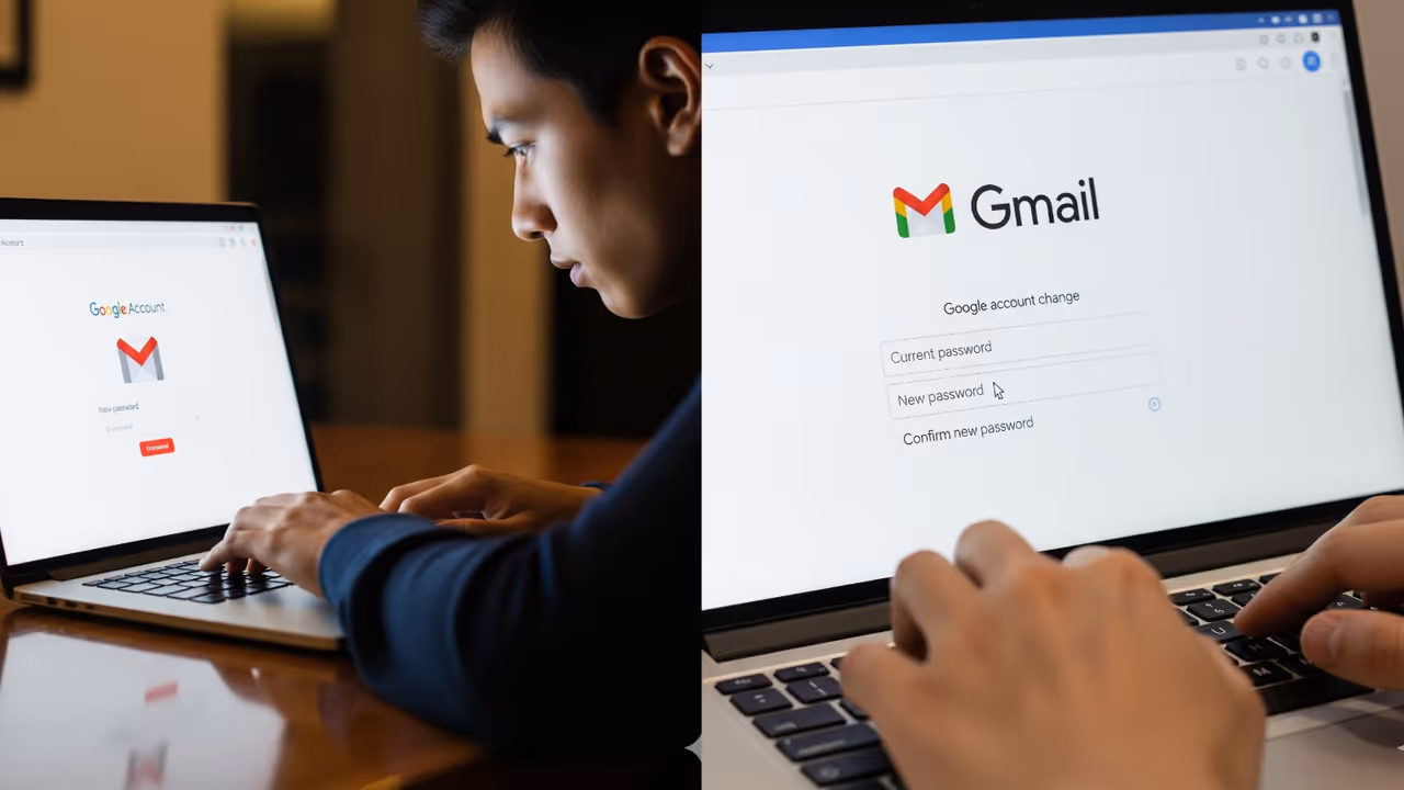Gmail password reset