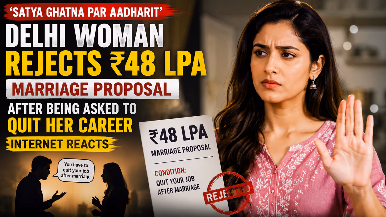 Delhi Woman Rejects Rs 48 LPA Marriage Proposal Delhi Woman Rejects Rs 48 LPA Marriage Proposal
