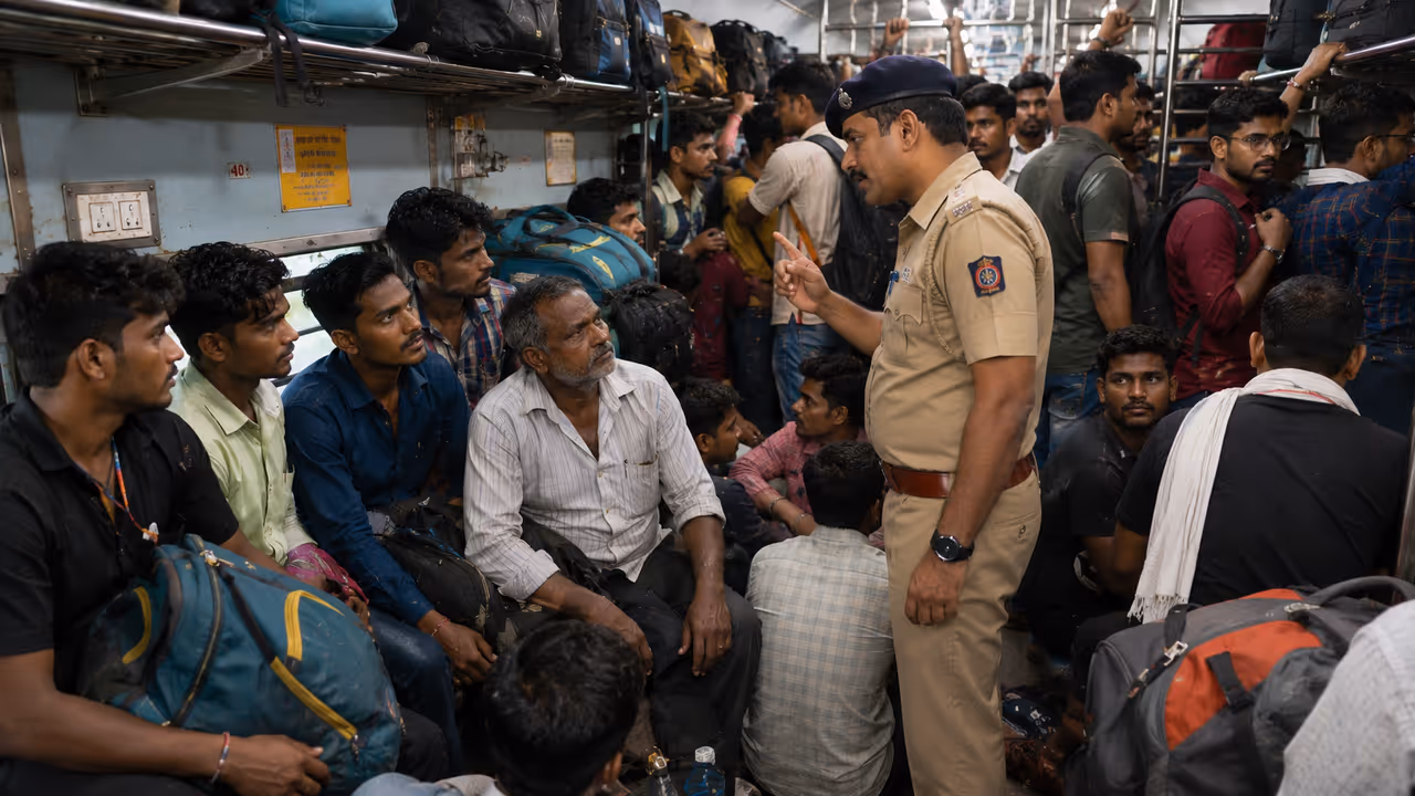 Cop urges train passengers to share space, show respect Cop urges train passengers to share space, show respect