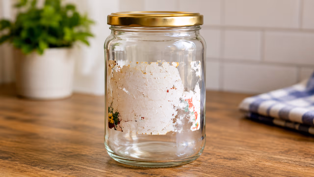 Reusing Old Glass Jars? Here’s How to Remove Those Stubborn Labels With Ease Reusing Old Glass Jars? Here’s How to Remove Those Stubborn Labels With Ease