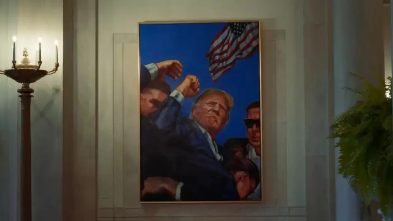 व्हाइट हाउस में बदली तस्वीर व्हाइट हाउस में बदली तस्वीर