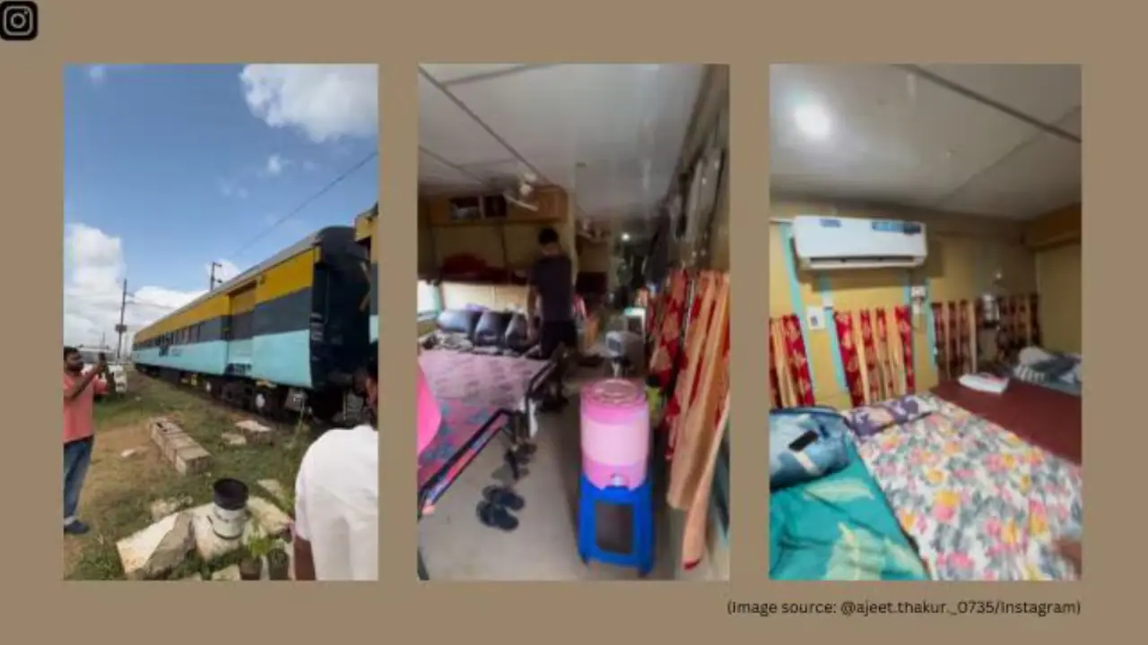 Rail Coach Becomes Home