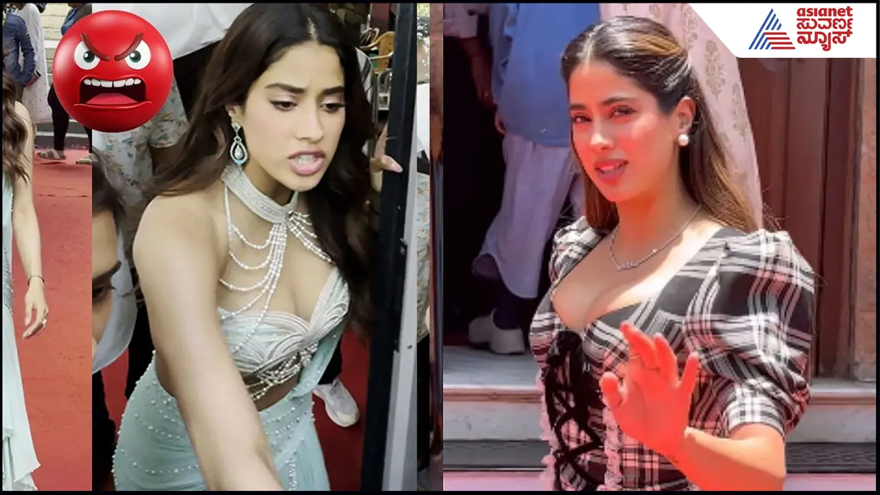 Janhvi Kapoor angry over Paps