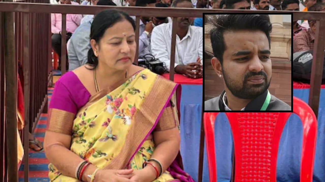 Prajwal Revanna and Bhavani Revanna Prajwal Revanna and Bhavani Revanna