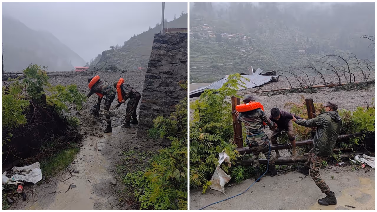 Uttarkashi cloudburst image