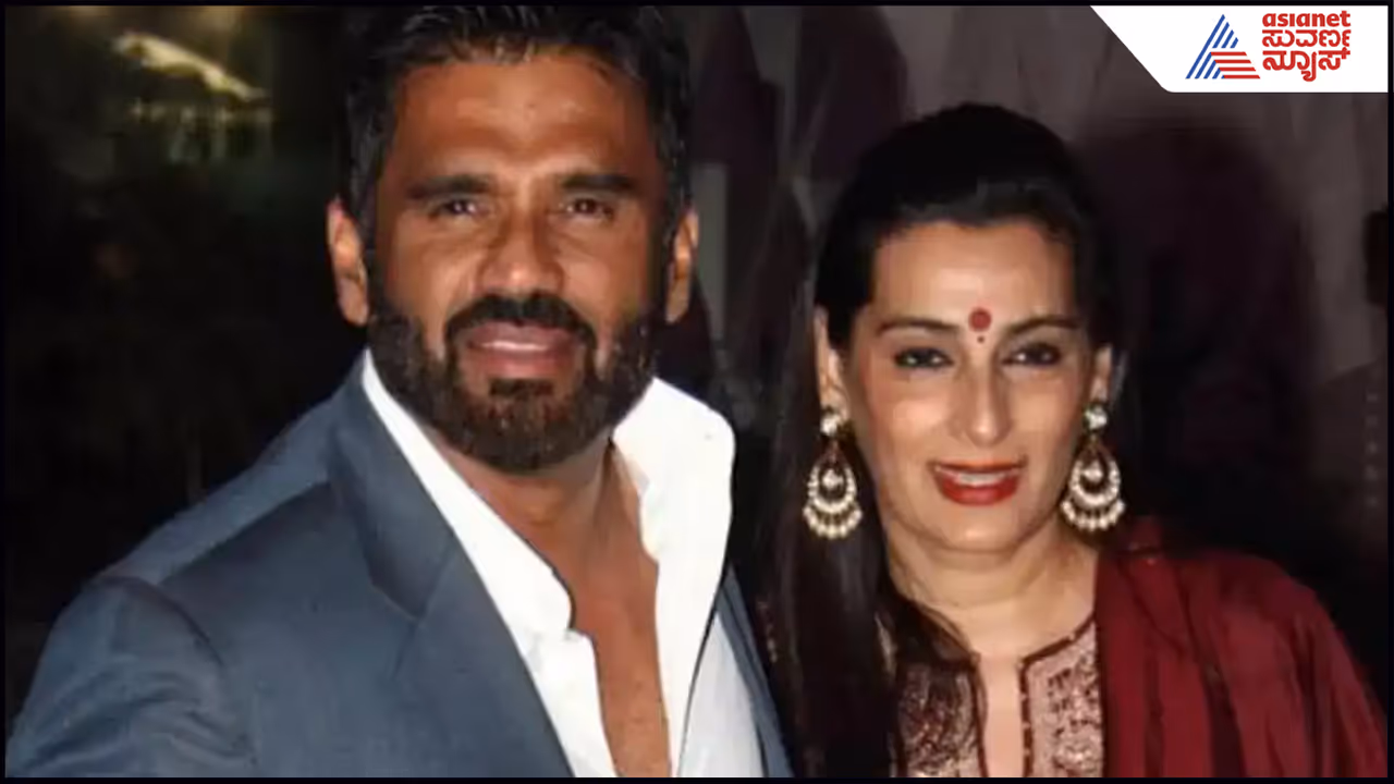 Suniel Shetty and Monisha Kadri