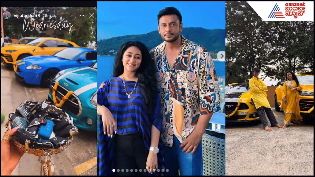 Ayudha pooja at Darshans house