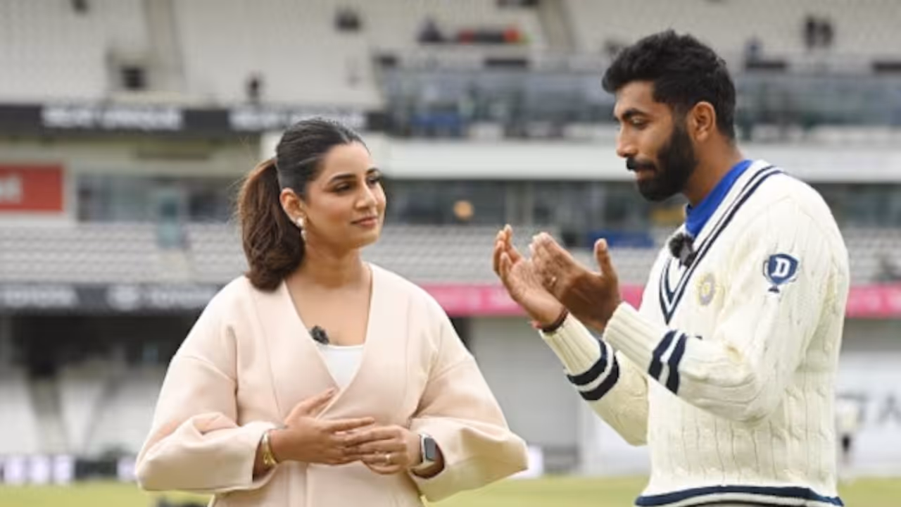 jasprit bumrah and sanjana ganesan jasprit bumrah and sanjana ganesan
