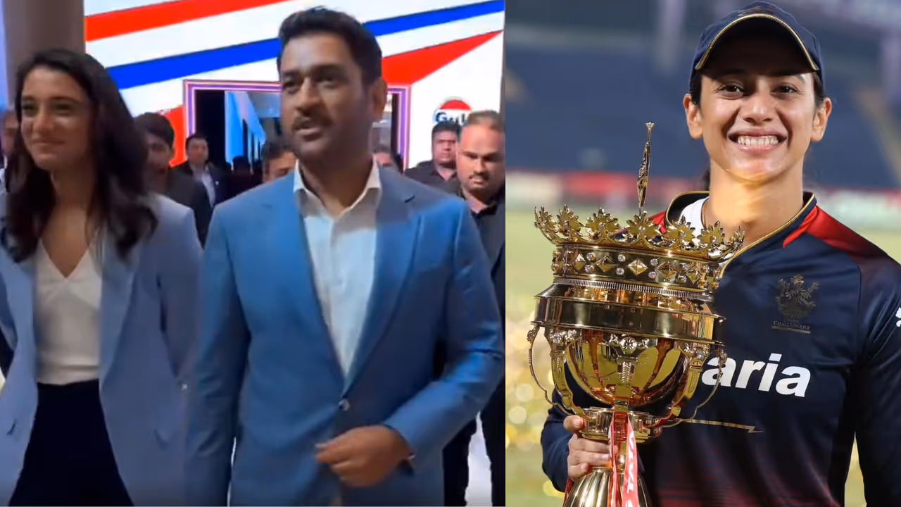 MS Dhoni Dhoni message to Smriti Mandhana MS Dhoni Dhoni message to Smriti Mandhana