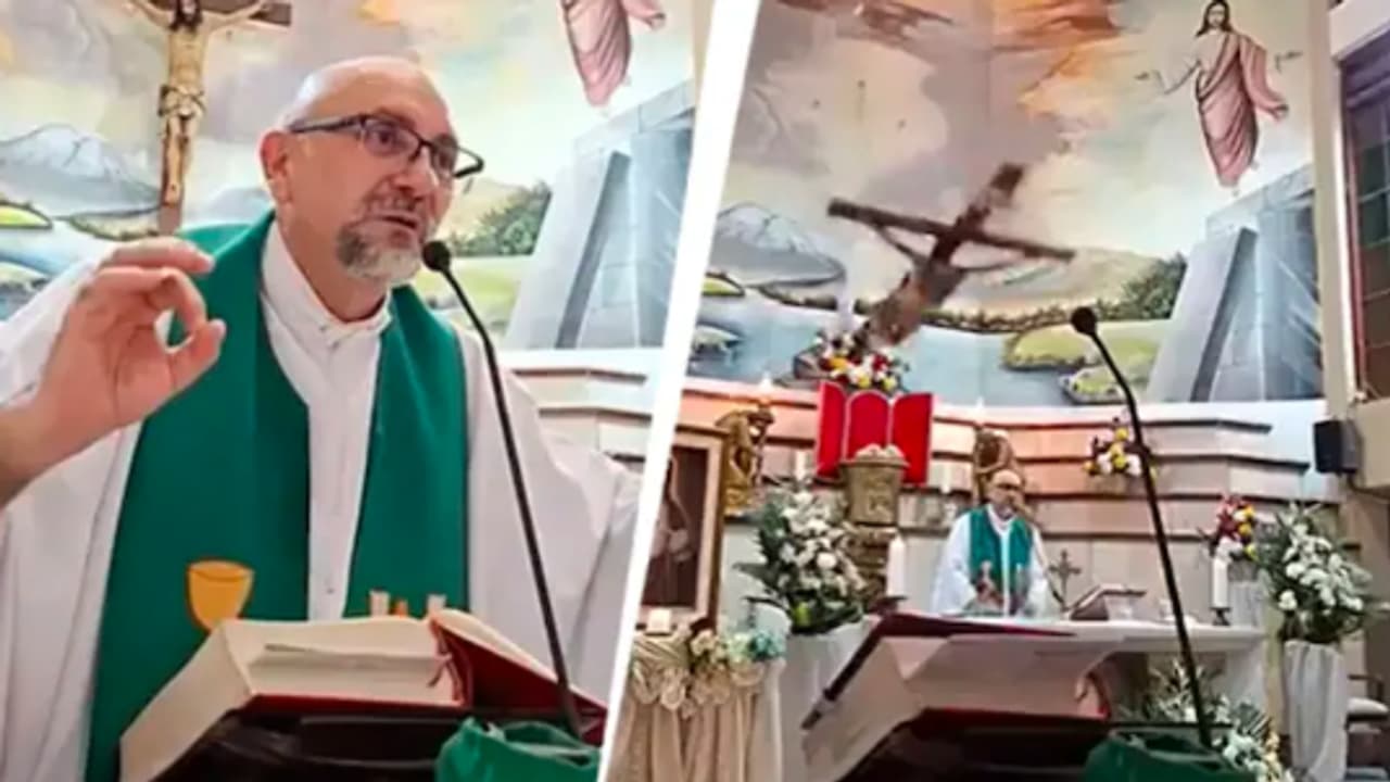 Ecuador Priest’s Final Sermon Was About Death; Moments Later, A Falling Crucifix Killed Him | WATCH VIDEO Ecuador Priest’s Final Sermon Was About Death; Moments Later, A Falling Crucifix Killed Him | WATCH VIDEO