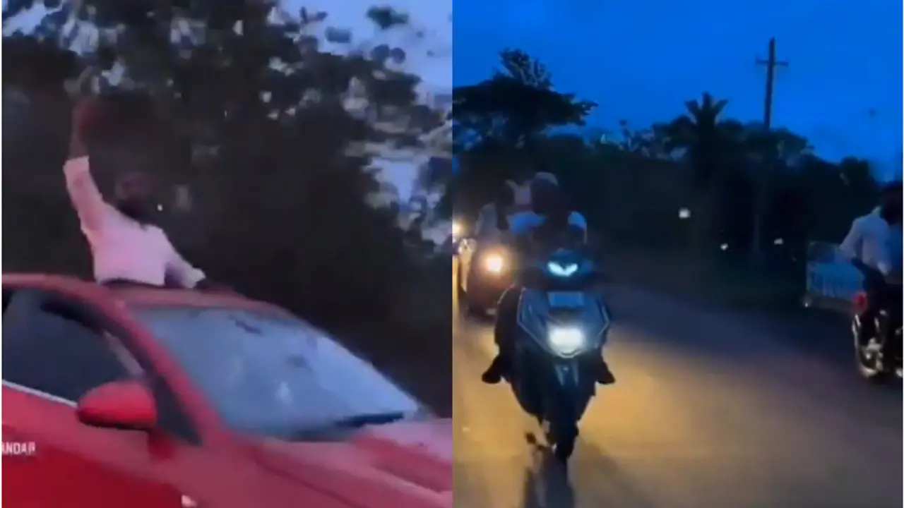 Haveri Rape Accused Celebration