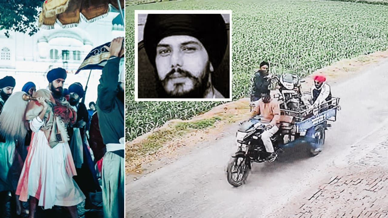 fugitive Waris Punjab De chief and Khalistani supporter Amritpal Singh fugitive Waris Punjab De chief and Khalistani supporter Amritpal Singh