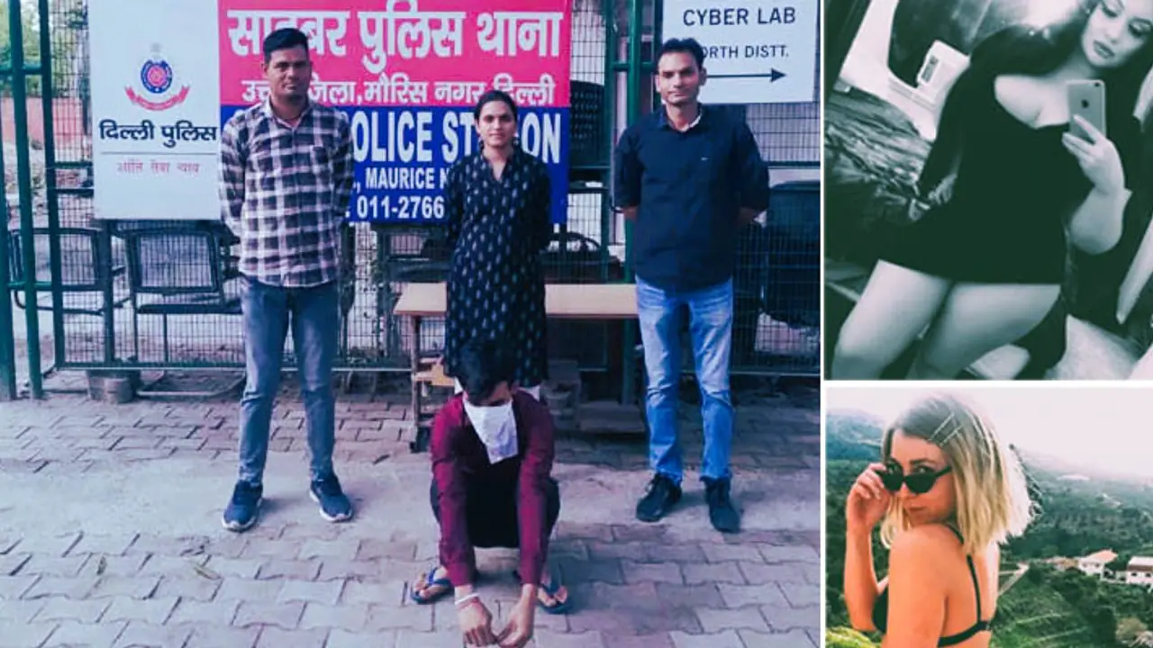 Obscene pictures posted on social media Obscene pictures posted on social media