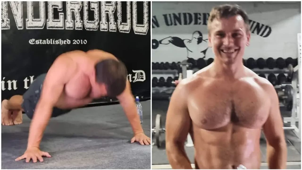 australian father push up record australian father push up record