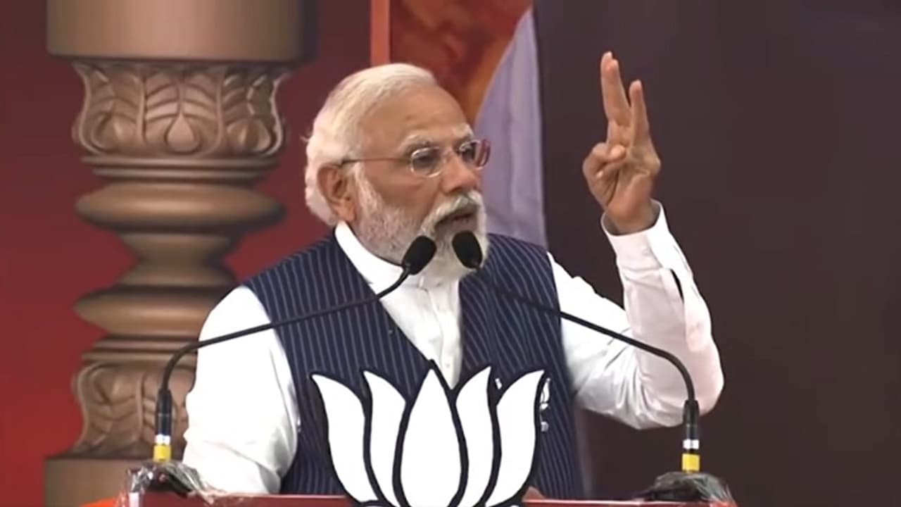 Narendra Modi in Rally Narendra Modi in Rally