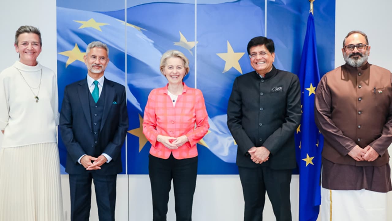 Rajeev Chandrasekhar meet IMEC delegation Rajeev Chandrasekhar meet IMEC delegation