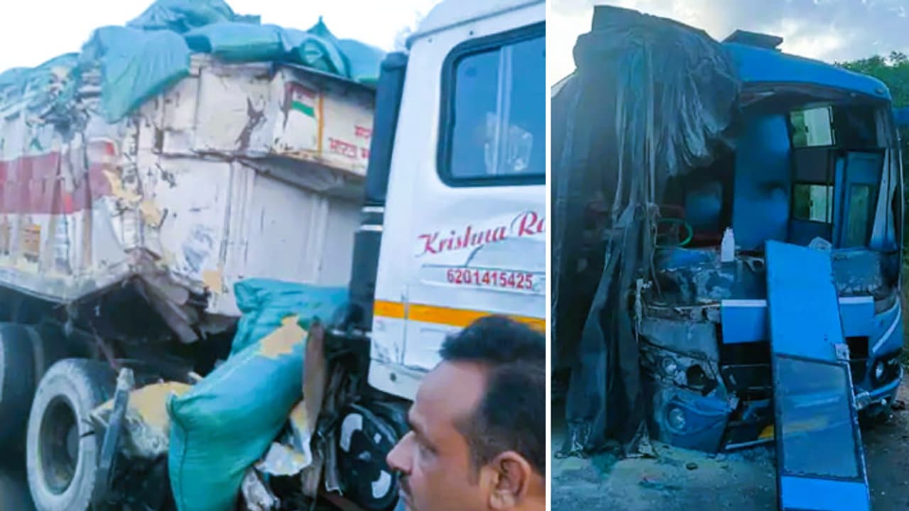 bus and trolley collision in Shajapur bus and trolley collision in Shajapur