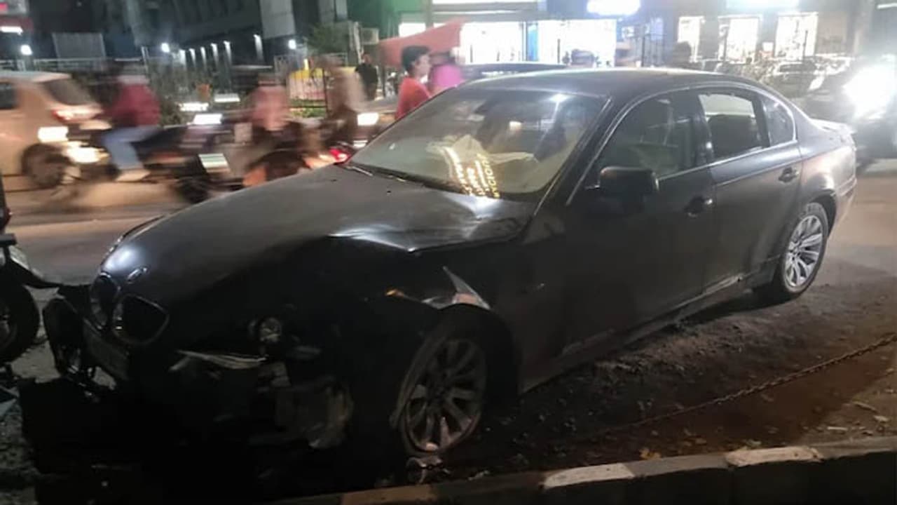 Road accident in Delhi Road accident in Delhi