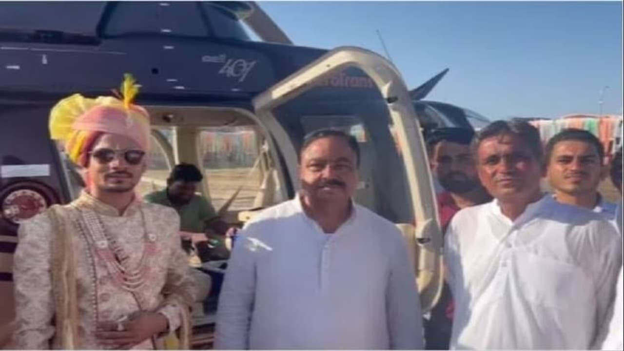 BJP leader son wedding BJP leader son wedding