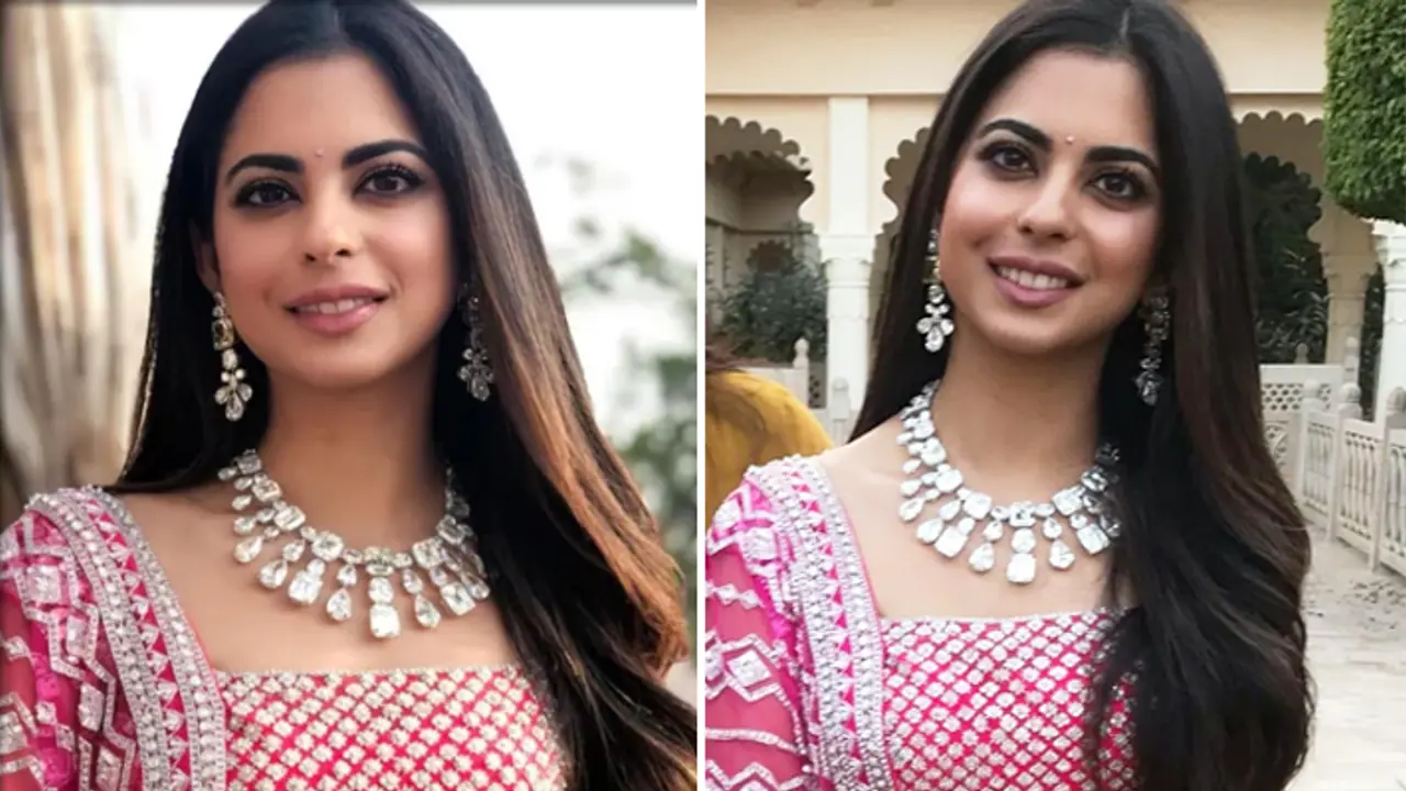 Isha ambani diamond necklace Isha ambani diamond necklace