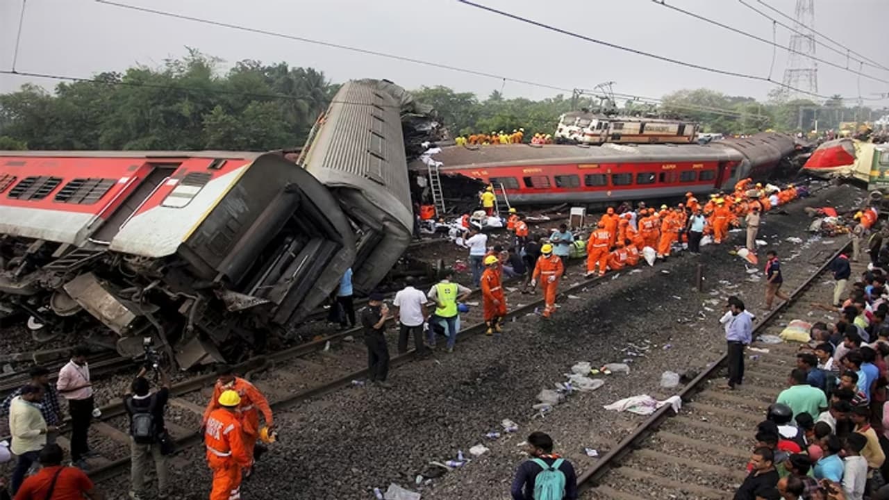 Odisha Train Accident Pic Odisha Train Accident Pic