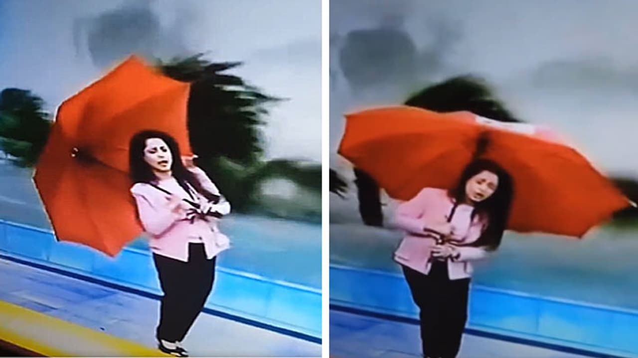 biparjoy news anchor funny video