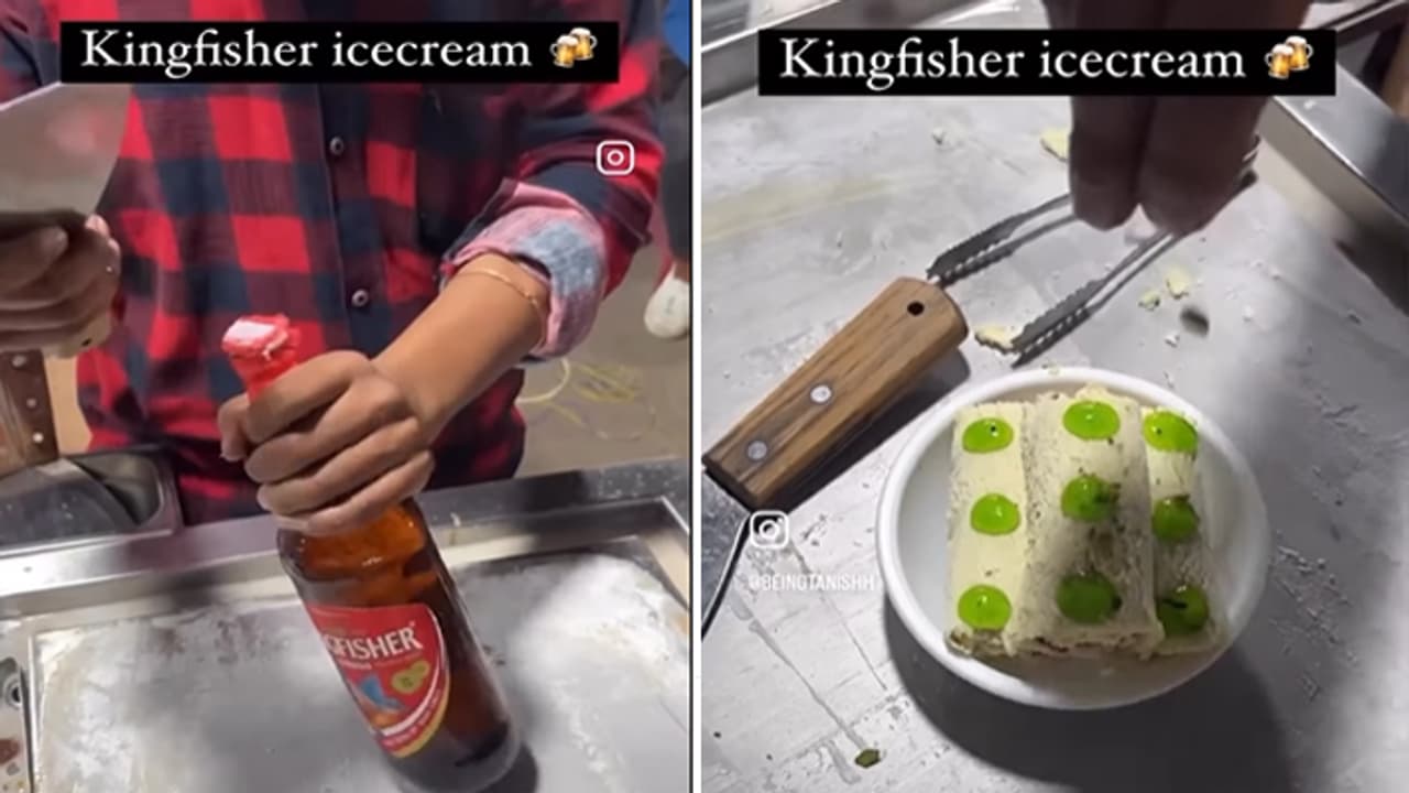 chilled beer ice cream chilled beer ice cream