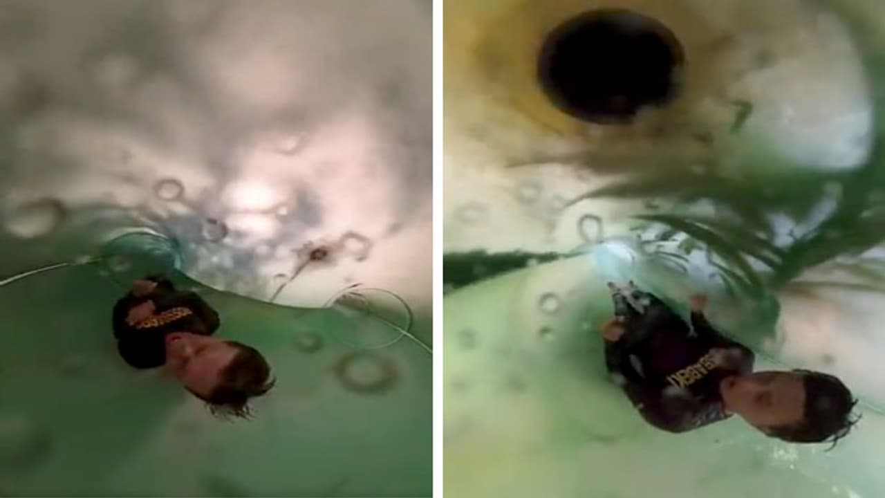 stuck in water slide stuck in water slide