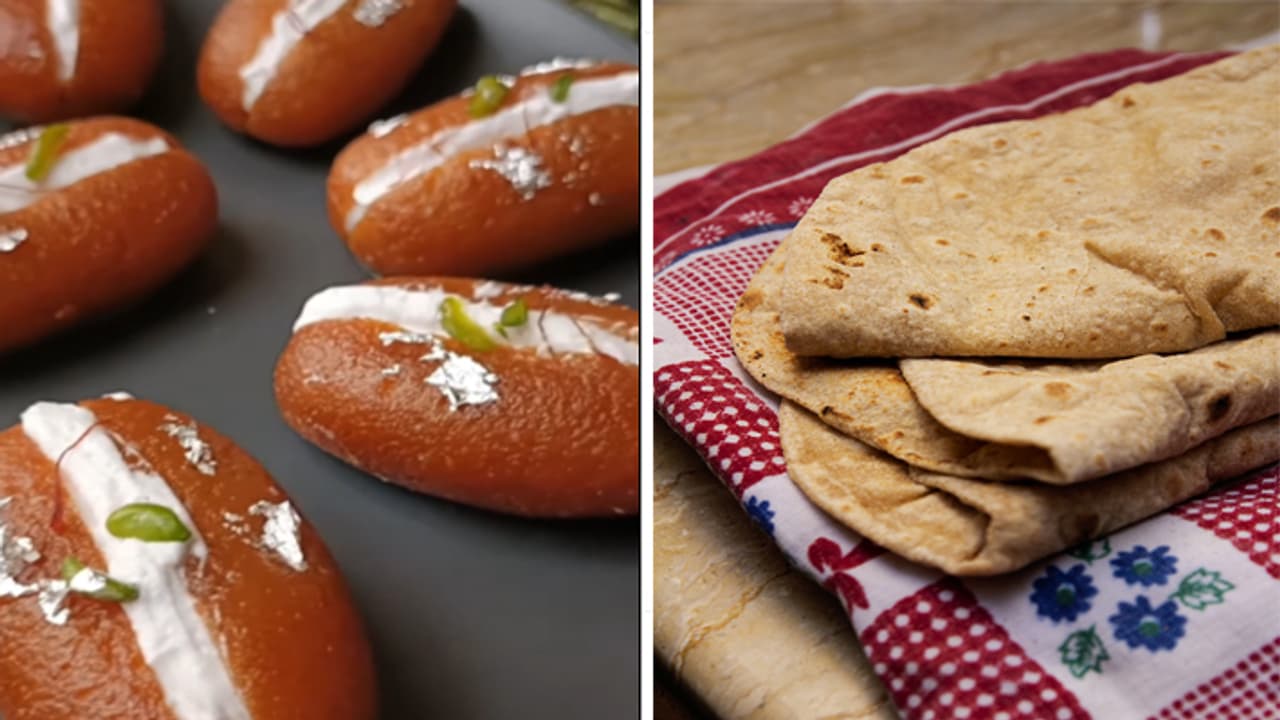 malai gulab jamun recipe with leftover roti