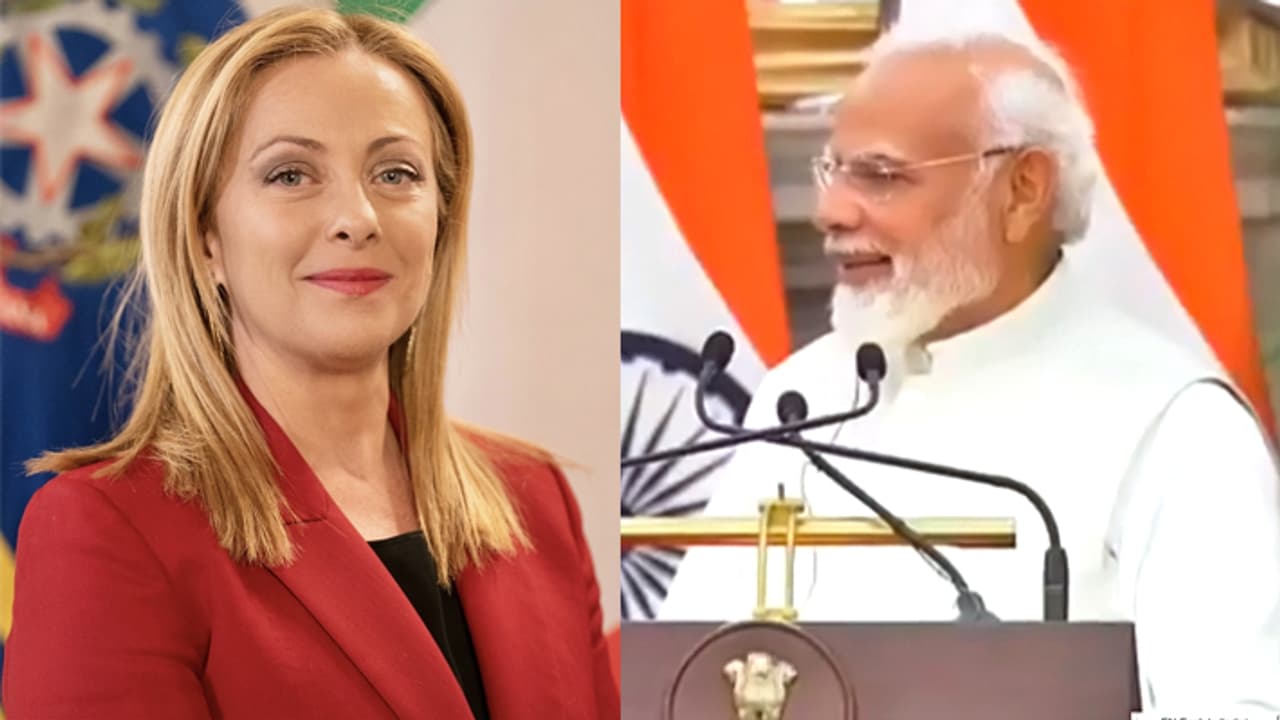 Giorgia Meloni on PM Modi Giorgia Meloni on PM Modi