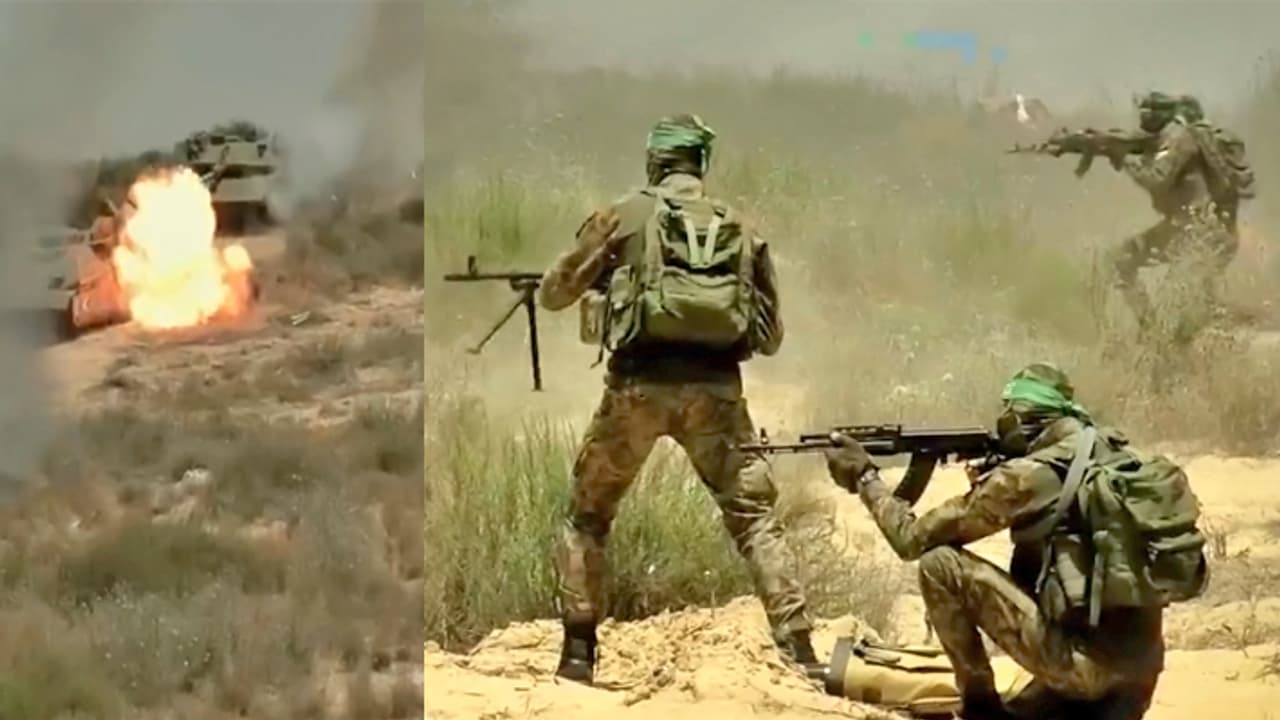 Hamas attack on israel tanks Hamas attack on israel tanks