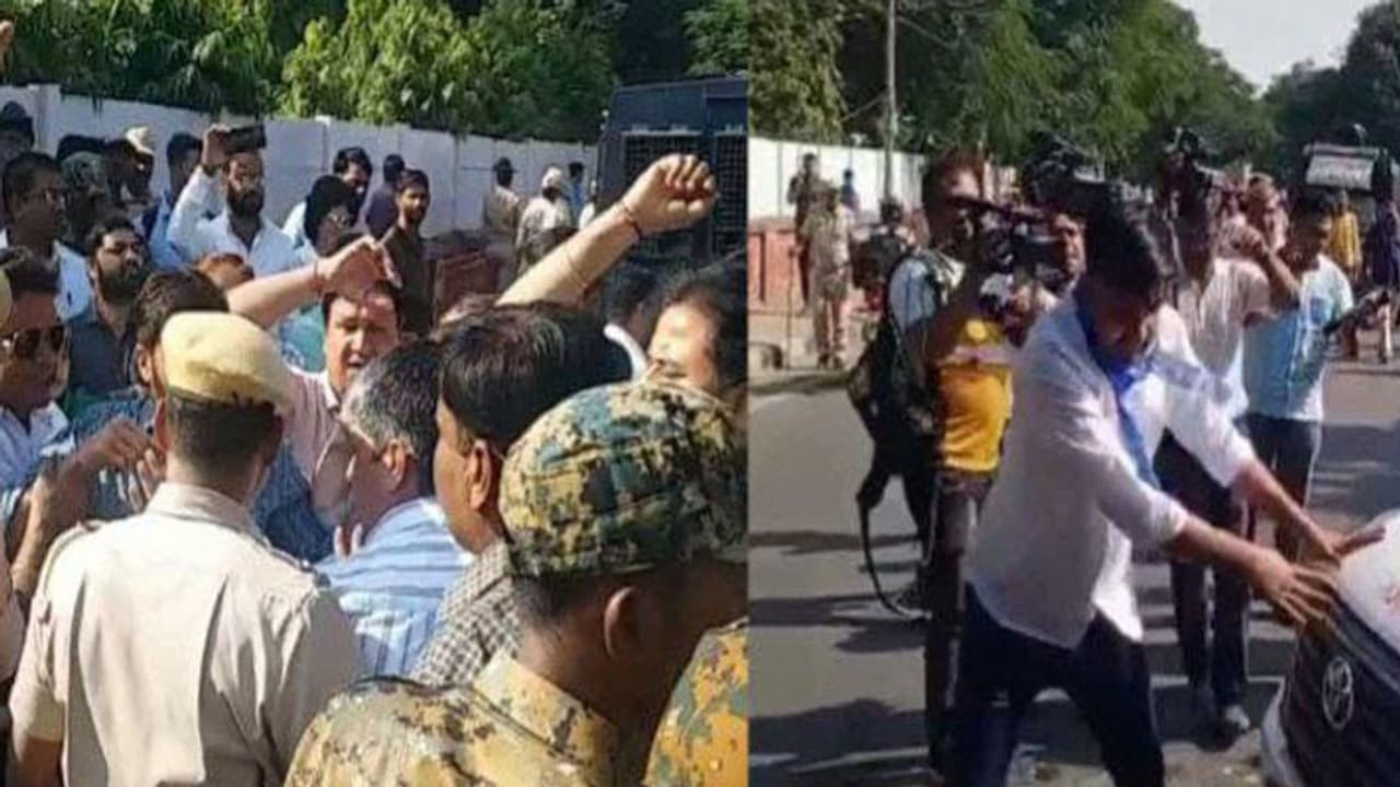 ED Raids of Congress leaders house in Rajasthan ED Raids of Congress leaders house in Rajasthan