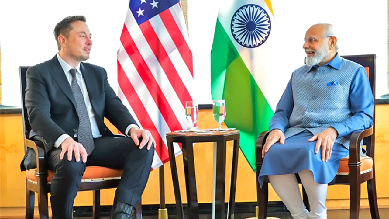 Elon musk with modi Elon musk with modi