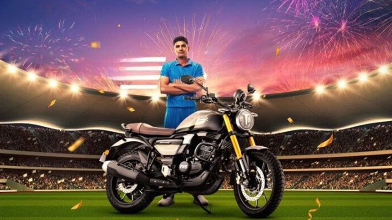 Shubman Gill TVS Ronin