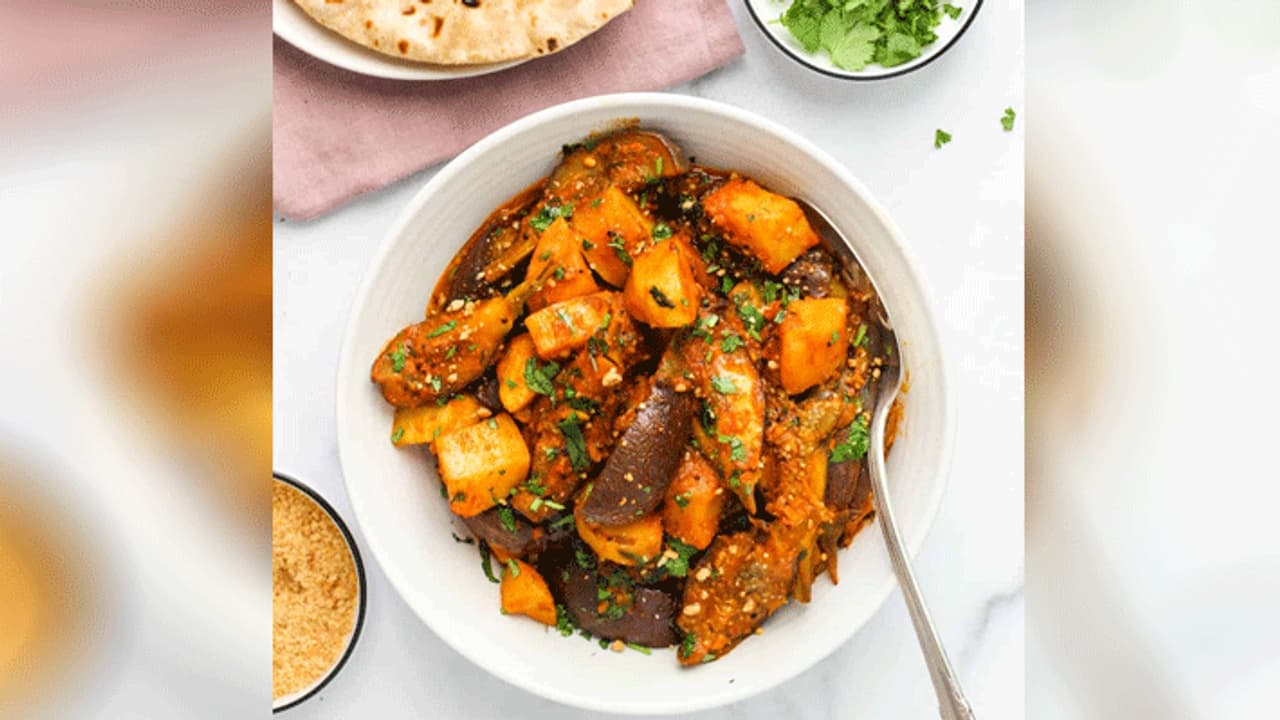 aloo baingan aloo baingan