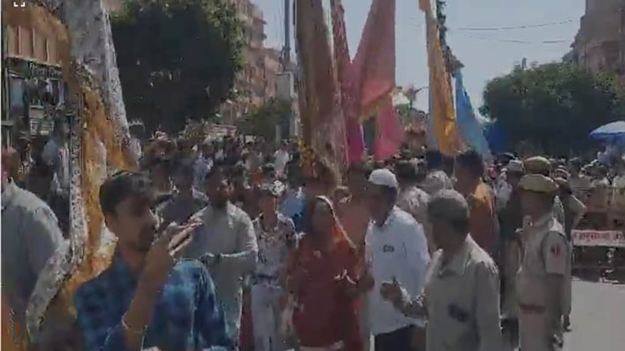 Jaipur religious journey video viral Jaipur religious journey video viral