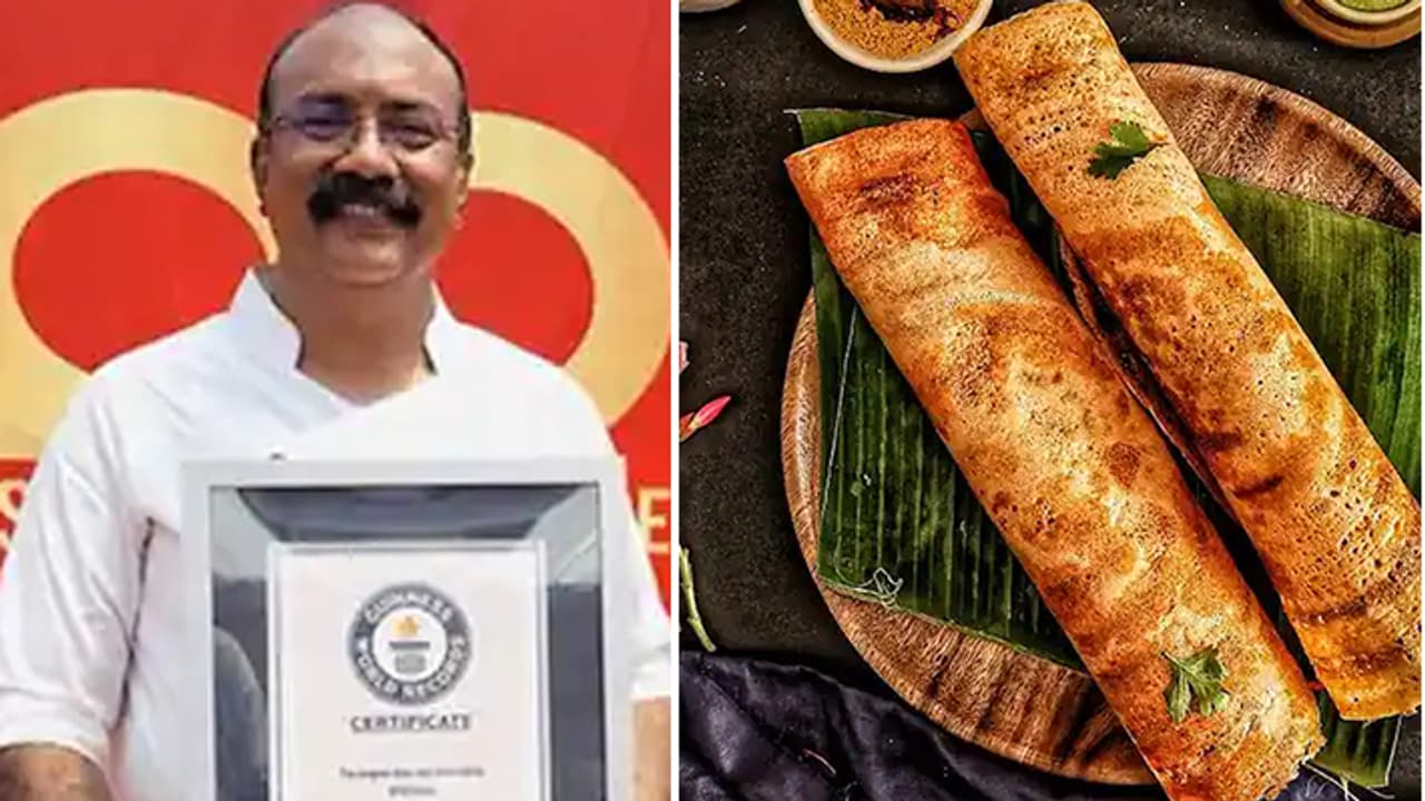 World record set for 123 foot long dosa World record set for 123 foot long dosa