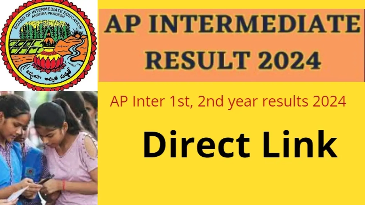 AP Inter 1st 2nd year results 2024 Direct Link AP Inter 1st 2nd year results 2024 Direct Link