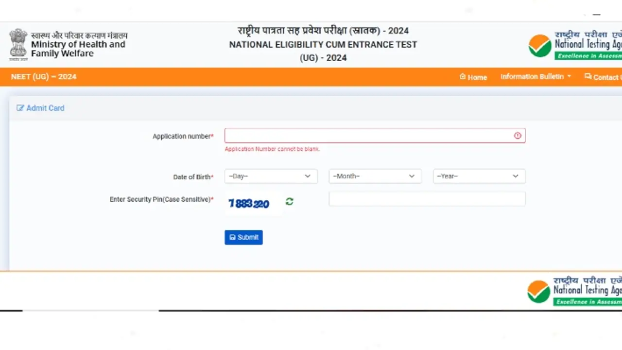 NEET UG hall ticket 2024 NEET UG hall ticket 2024